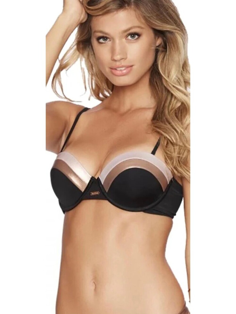NWT Beach Bunny Tequilla Sunrise Balconette Bikini Top Sz M #247